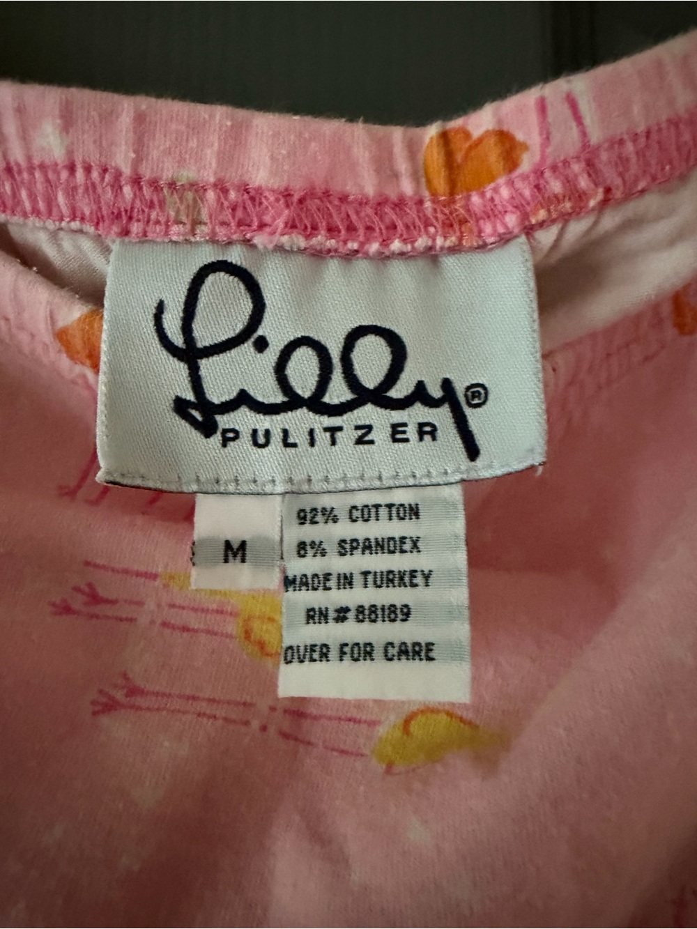 vintage Lilly Pulitzer beachcomber birds below knee skirt size medium - Picture 2 of 2